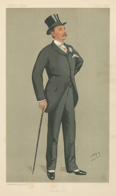 Politicians Denbighshire Col William Cornwallis West 16 July 1892