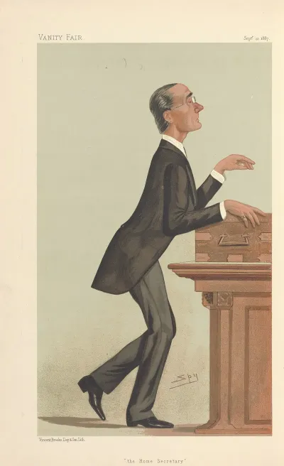 Politicians The Home Secretary The Rt Hon Henry Matthews 10 September 1887