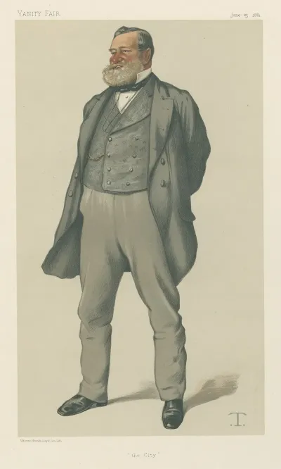 Politicians Vanity Fair The City Alderman Robert Nicholas Fowler June 25 1881