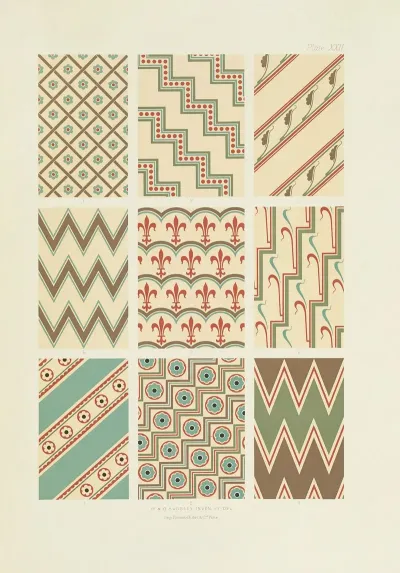 Polychromatic Decoration As Applied To Buildings In The Mediaeval Styles Pl 22