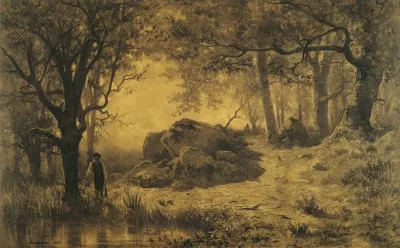 Pond At The Edge Of The Wood