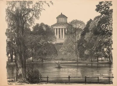 Pond At The Saxon Garden