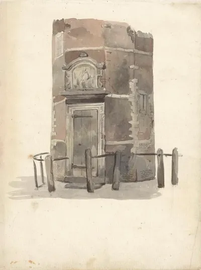 Poortje Van Het Gilde In De St Anthoniswaag Amsterdam
