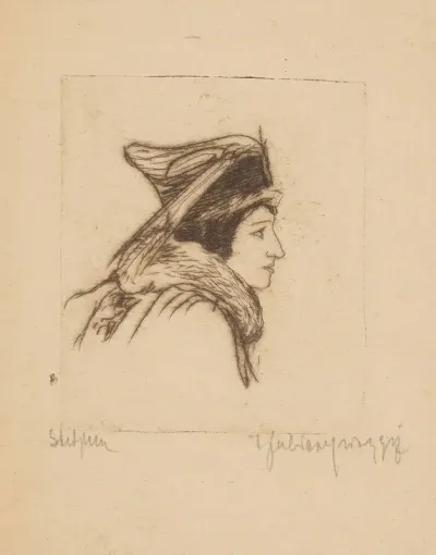 Popiersie Kobiety Studium