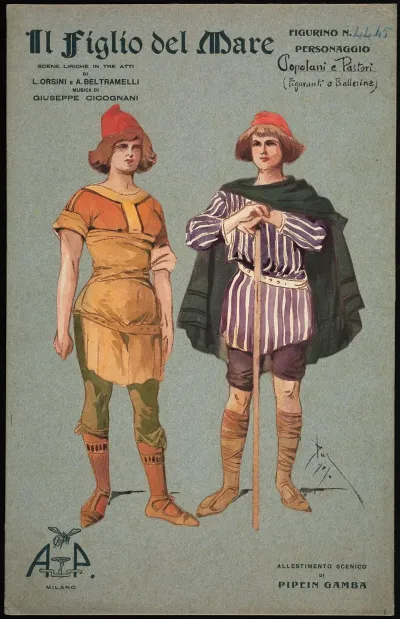 Popolani E Pastori Figuranti O Ballerine
