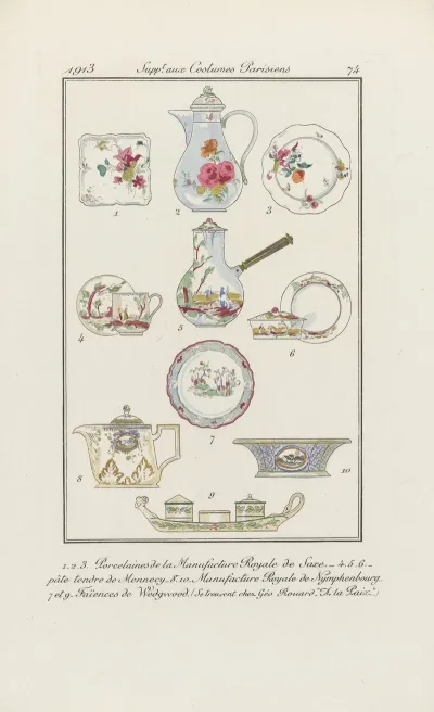 Porcelaines De La Manufacture Royale De Saxe