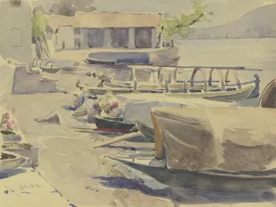Port At Lake Garda