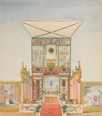 Portable Field Altar For Charles X