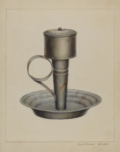 Portable Whale Oil Lamp
