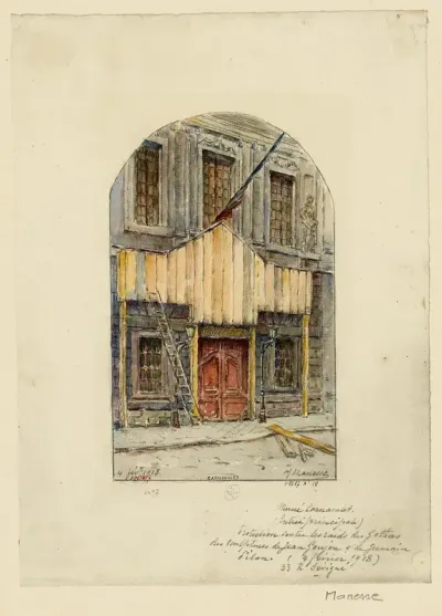 Porte Dentree Du Musee Carnavalet Rue De Sevigne