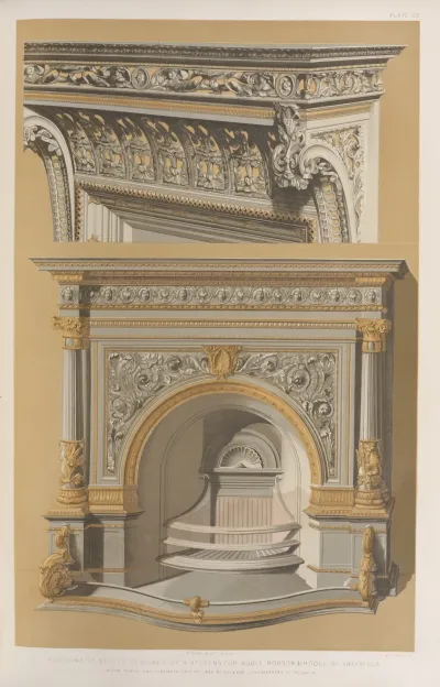 Portions Of Stoves Designed By A Stevens For Hoole Robson Hoole Of Sheffield