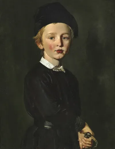 Portraet Af Kunstnerens Son Peter