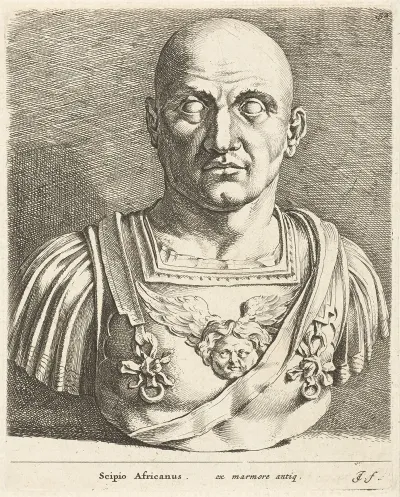 Portrait Bust Of Scipio Africanus