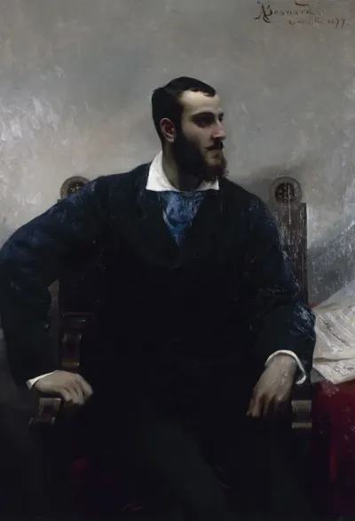 Portrait Dandre Wormser 1851 1926 Pianiste Et Compositeur
