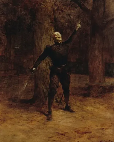 Portrait De Constant Coquelin Dans Le Role De Cyrano De Bergerac