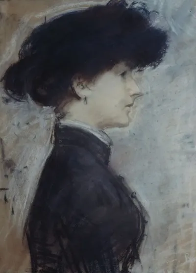 Portrait De Femme De Profil 2