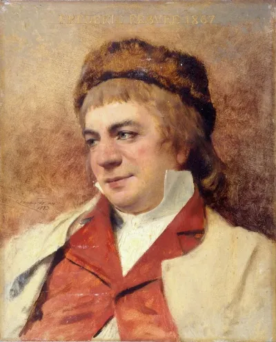 Portrait De Frederic Febvre 1835 1916 Societaire De La Comedie Francaise