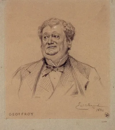 Portrait De Geoffroy Acteur Du Palais Royal