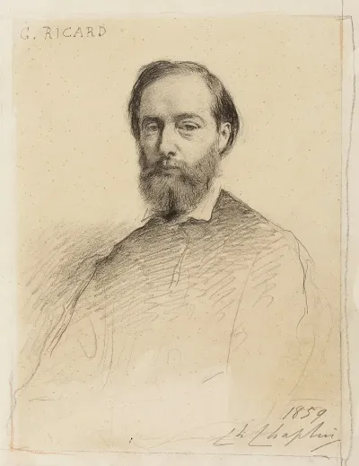 Portrait De Gustave Ricard