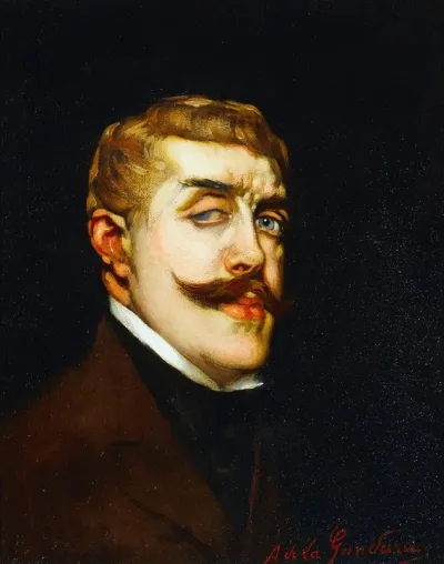 Portrait De Jean Lorrain 1855 1906 Ecrivain