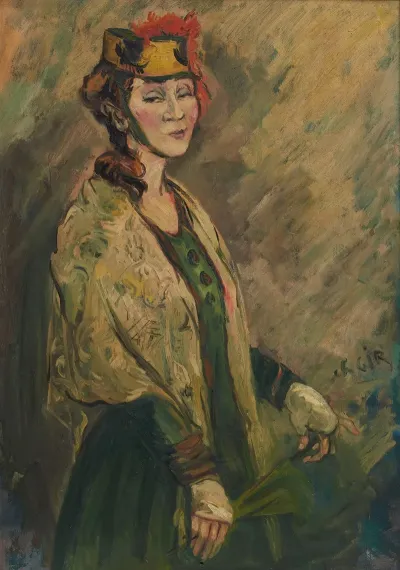 Portrait De Jeanne Fusier Gir Costumee