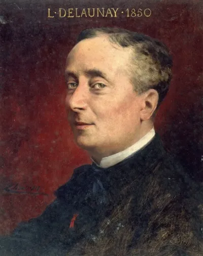 Portrait De Louis Delaunay Pere 1826 1903 Societaire De La Comedie Francaise