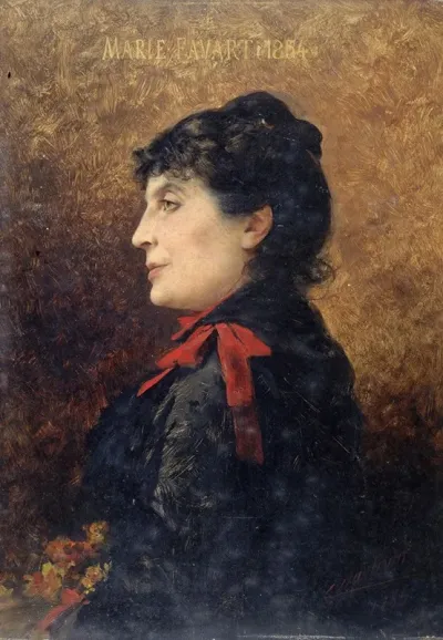 Portrait De Marie Favart 1833 1908 Societaire De La Comedie Francaise