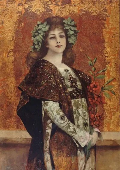 Portrait De Sarah Bernhardt 1844 1923 Dans Gismonda
