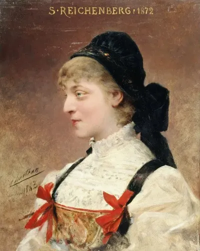 Portrait De Suzanne Reichenberg 1853 1924 Societaire De La Comedie Francaise
