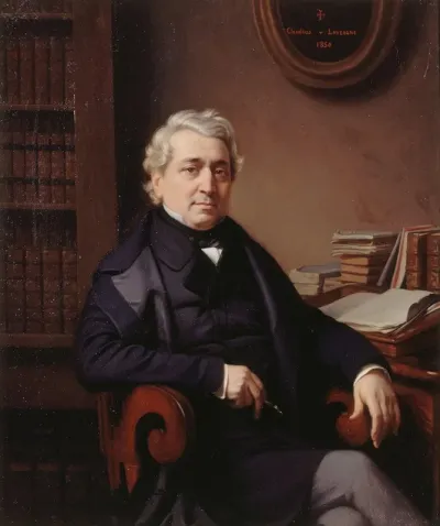 Portrait De Thomas Sauvage 1794 1877 Auteur Dramatique
