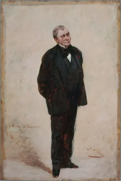 Portrait Demile De Girardin 1806 1881 Publiciste Et Homme Politique