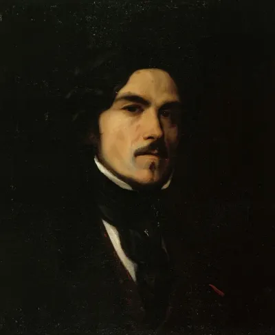 Portrait Deugene Delacroix 1798 1863 Peintre