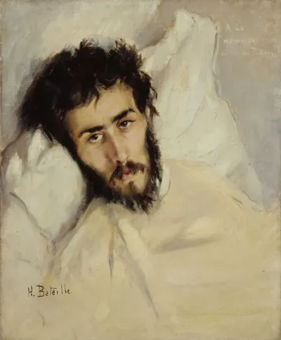 Portrait Dhomme Malade