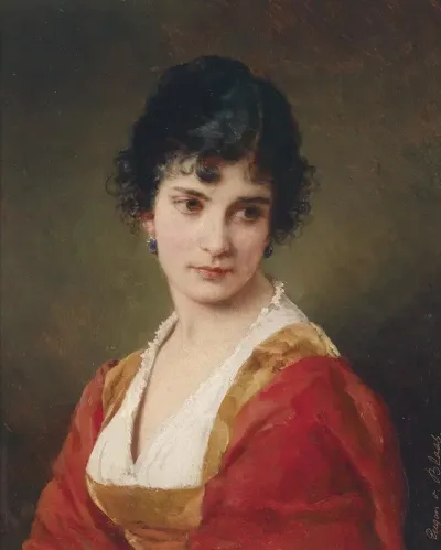 Portrait Einer Jungen Frau 2