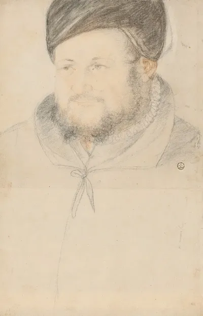 Portrait Of A Bearded Man In A Black Hat