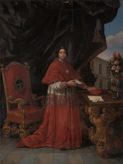 Portrait Of A Cardinal Knight Of Malta