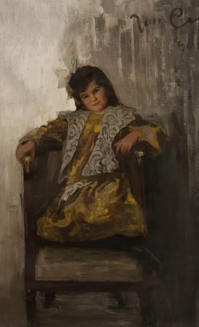 Portrait Of A Girl Daughter Of Mrs Sachar