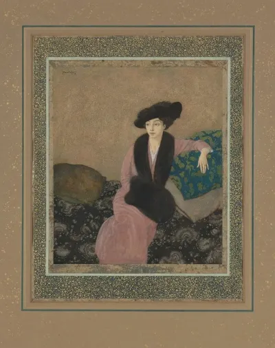 Portrait Of A Lady In Furs