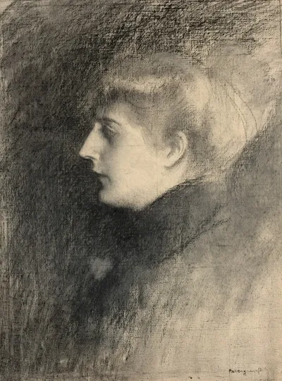 Portrait Of A Lady In Profile 4