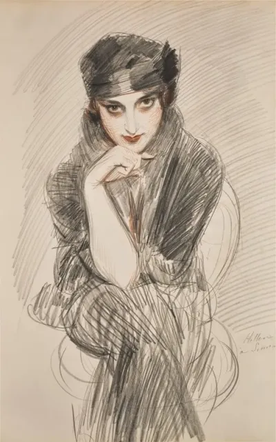 Portrait Of A Lady Possibly Madame Van Cleef Nee Lopez Penna Hebe