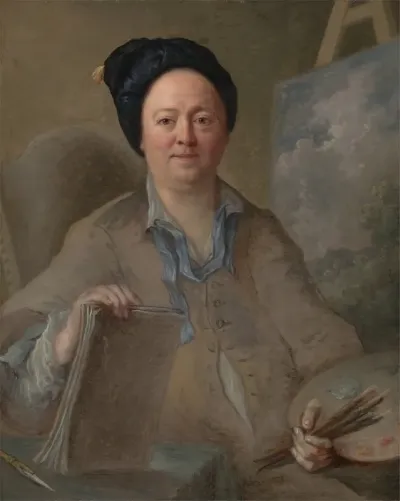 Portrait Of A Landscape Painter Possibly George Lambert