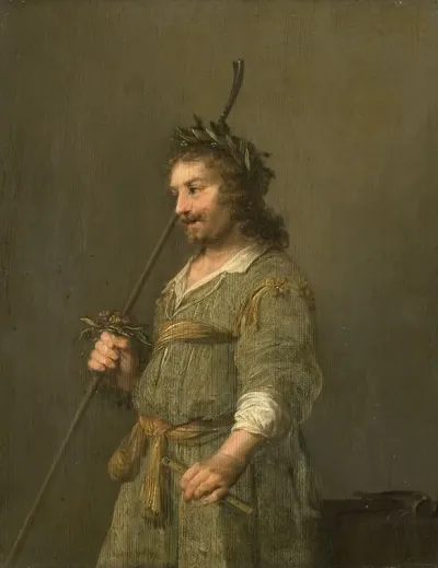Portrait Of A Man Dressed As A Shepherd