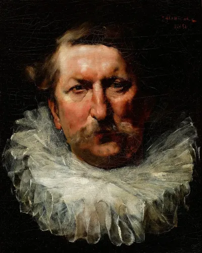 Portrait Of A Man In A Frill 2