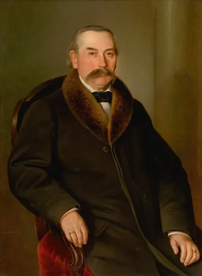 Portrait Of A Man In Fur Coat
