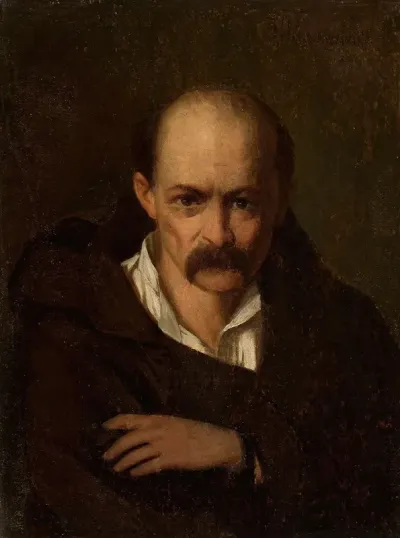 Portrait Of A Man In Handcuffs