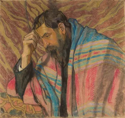 Portrait Of A Man Pondering