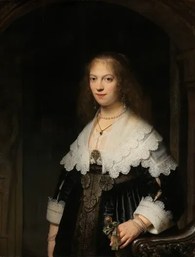 Portrait Of A Woman Possibly Maria Trip