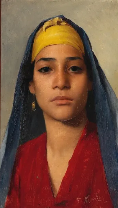 Portrait Of A Young Egyptian Woman