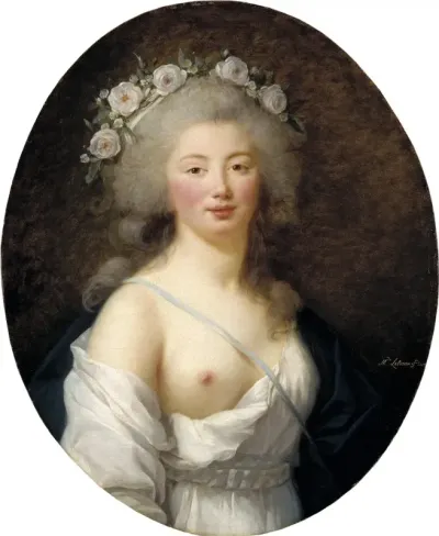 Portrait Of A Young Lady As Flora