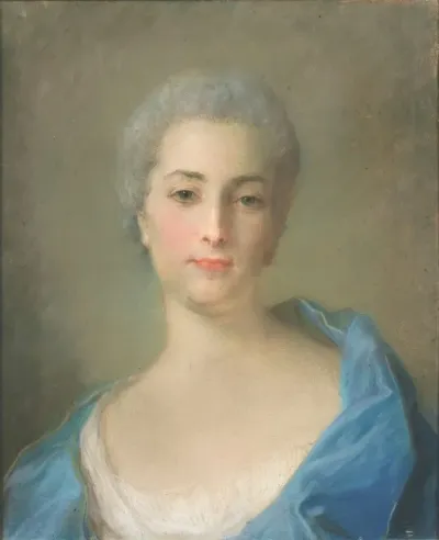 Portrait Of A Young Lady Possibly Mme D Anglure